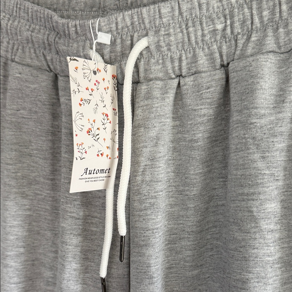 Stylish Gray Joggers for Women - Picture 2 of 4